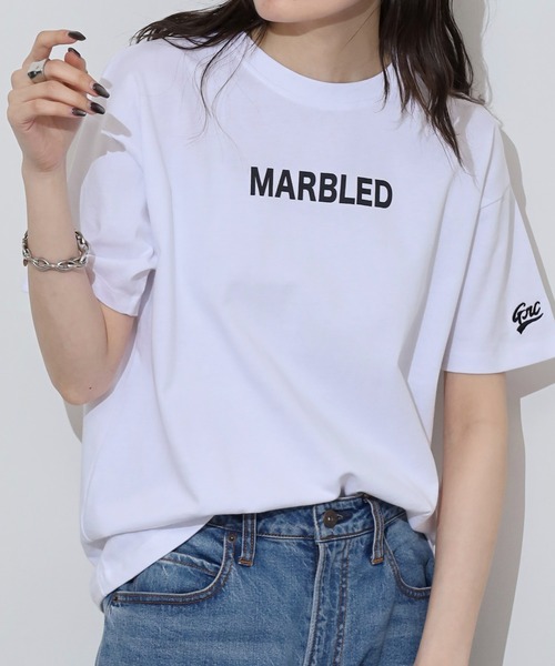 atONE(アットワン)の「胸元袖刺繍ロゴデザインヘビーウェイトTシャツ(Tシャツ/カットソー・レディース・ブラック/ホワイト・M/L)」の5枚目の写真