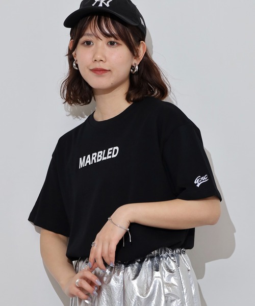 atONE(アットワン)の「胸元袖刺繍ロゴデザインヘビーウェイトTシャツ(Tシャツ/カットソー・レディース・ブラック/ホワイト・M/L)」の7枚目の写真