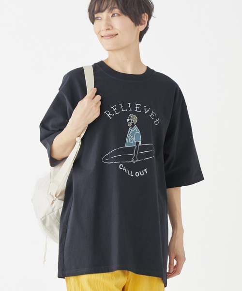 KRIFF MAYER(クリフメイヤー)の「【綿100%】ヘビーウェイトTシャツ(サーフ)(Tシャツ/カットソー・メンズ・チャコール/レッド/グレー/オフホワイト・MEDIUM/LARGE/X-LARGE)」の1枚目の写真