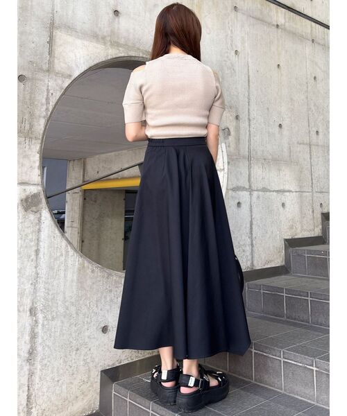 MURUA（ムルーア）の「イレヘムギャザーアシメスカート（スカート・レディース・ベージュ/ブルー/ブラック・FREE）」の11枚目の写真