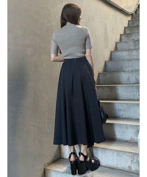 MURUA（ムルーア）の「イレヘムギャザーアシメスカート（スカート・レディース・ベージュ/ブルー/ブラック・FREE）」の21枚目の写真