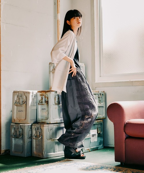 ☆ 新品MODE NORM CORE ジョーゼットルーズジャケットニコアンド☆