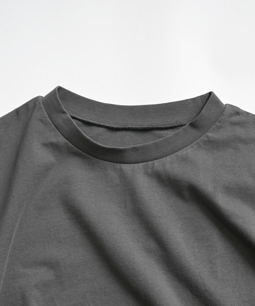 MARAI(マーライ)の「ウエストドロスト長袖カットソー コットン100%(Tシャツ/カットソー・レディース・グレー/ホワイト/ブラック・MEDIUM/LARGE/X-LARGE)」の15枚目の写真