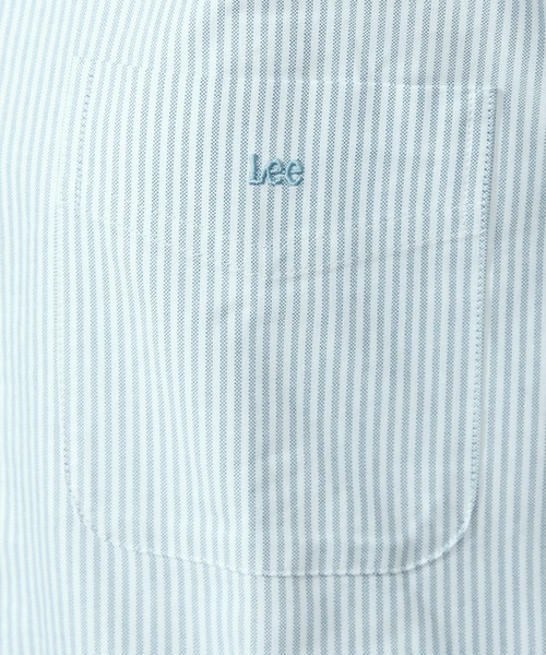 Lee(リー)の「Lee/リー コットンストライプシャツ 日よけにも◎(シャツ/ブラウス・レディース・ピンク/パープル/ブルー・SMALL/MEDIUM)」の21枚目の写真