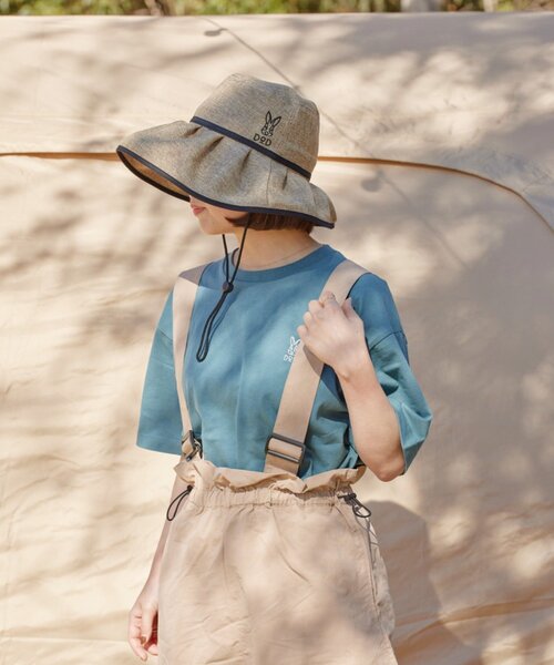 DOD（ディーオーディー）の「【DOD別注】タタメルンダーハット/レディース（ハット・レディース・ブラック/ベージュ・ONE SIZE）」の21枚目の写真