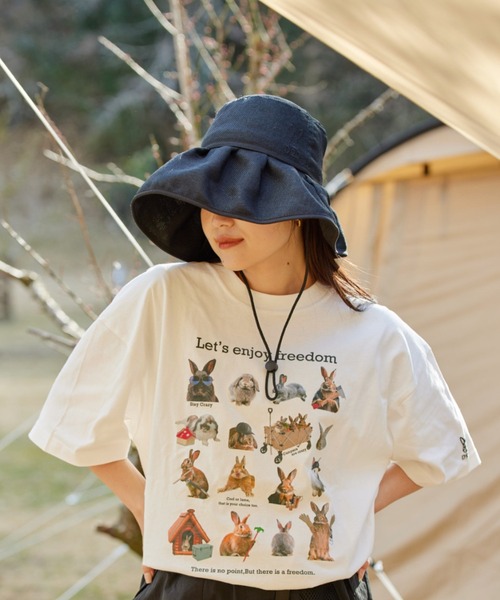 DOD（ディーオーディー）の「【DOD別注】タタメルンダーハット/レディース（ハット・レディース・ブラック/ベージュ・ONE SIZE）」の13枚目の写真