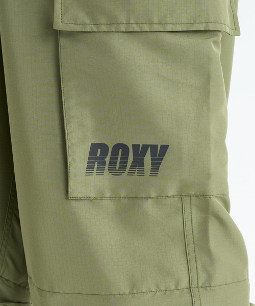 ROXY(ロキシー)の「SHAGGY BAGGY/ロキシー2WAYウエストゴムカーゴパンツ(カーゴパンツ・レディース・カーキ/ブラック/ホワイト・SMALL/MEDIUM/LARGE)」の5枚目の写真