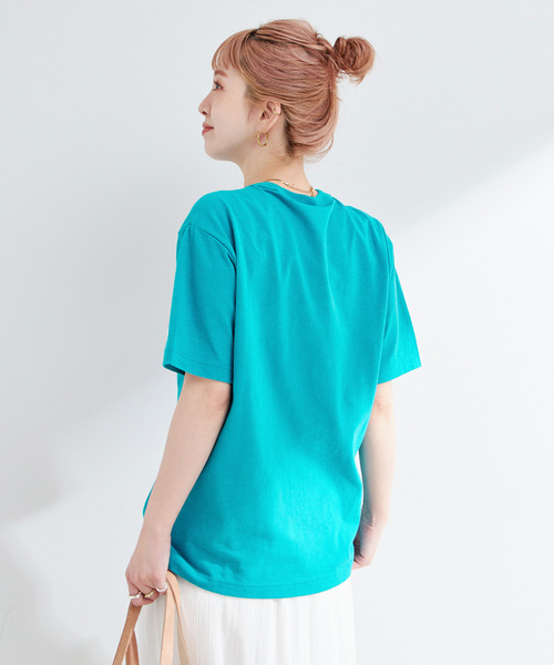 ギフトに最適☆A.P.C. 刺繍入りポケットTシャツ 厚手ジャージ A.P.C. アーペーセー 刺繍入りポケット付Tシャツ｜BORN FREE