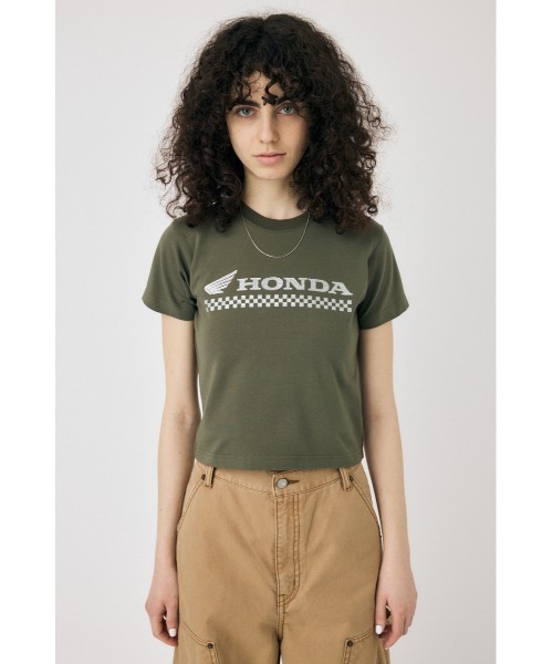 MOUSSY HONDA RHINESTONE Tシャツ HONDA RHINESTONE Tシャツ（Tシャツ/カットソー）｜MOUSSY