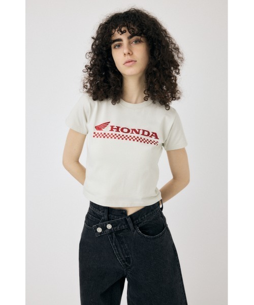 HONDA RHINESTONE Tシャツ（Tシャツ/カットソー）｜MOUSSY