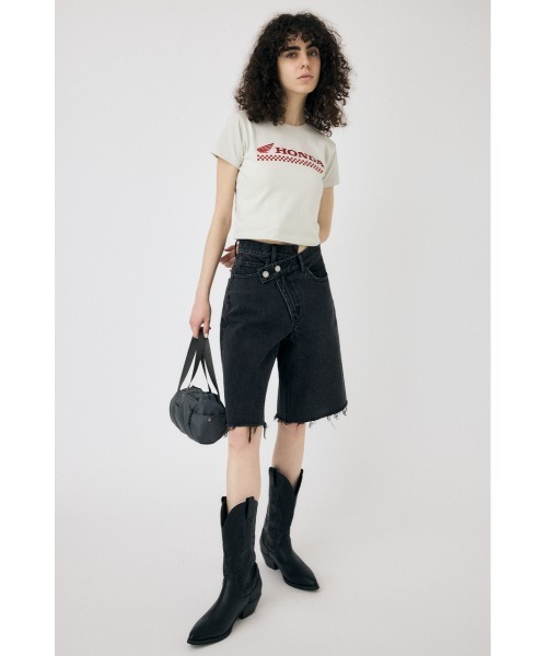 HONDA RHINESTONE Tシャツ（Tシャツ/カットソー）｜MOUSSY