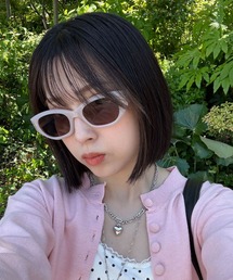 【Peony/ピオニー】/フォックス型　Y2K サングラス