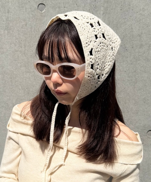 Peony（ピオニー）の「【Peony/ピオニー】/フォックス型　Y2K サングラス（サングラス・レディース・ブラック/ベージュ/カーキ・FREE）」の9枚目の写真