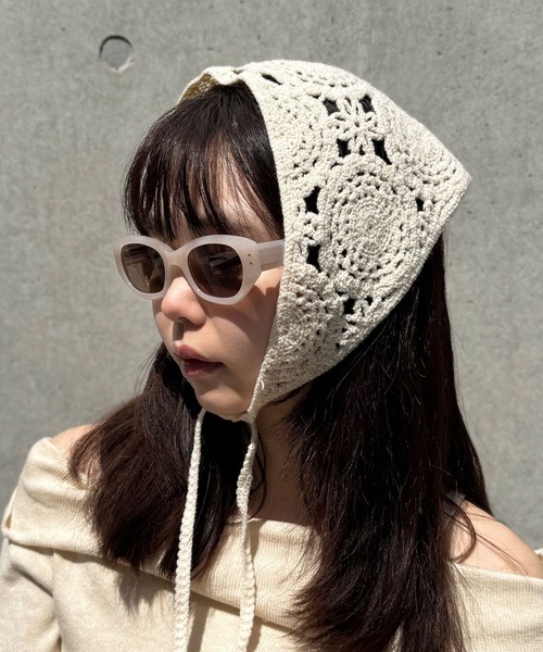 Peony（ピオニー）の「【Peony/ピオニー】/フォックス型　Y2K サングラス（サングラス・レディース・ブラック/ベージュ/カーキ・FREE）」の10枚目の写真