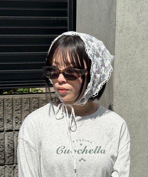 Peony（ピオニー）の「【Peony/ピオニー】/フォックス型　Y2K サングラス（サングラス・レディース・ブラック/ベージュ/カーキ・FREE）」の13枚目の写真