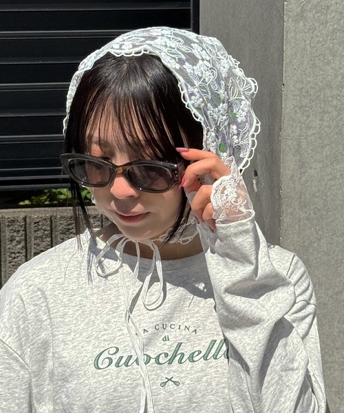 Peony（ピオニー）の「【Peony/ピオニー】/フォックス型　Y2K サングラス（サングラス・レディース・ブラック/ベージュ/カーキ・FREE）」の14枚目の写真