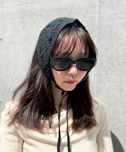 Peony（ピオニー）の「【Peony/ピオニー】/フォックス型　Y2K サングラス（サングラス・レディース・ブラック/ベージュ/カーキ・FREE）」の21枚目の写真