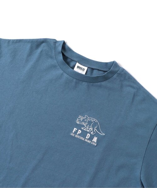 BREEZE(ブリーズ)の「福井県立恐竜博物館コラボ MAPイラストTシャツ(大人)(Tシャツ/カットソー・メンズ・ネイビー/オフホワイト・LARGE/MEDIUM/SMALL)」の8枚目の写真
