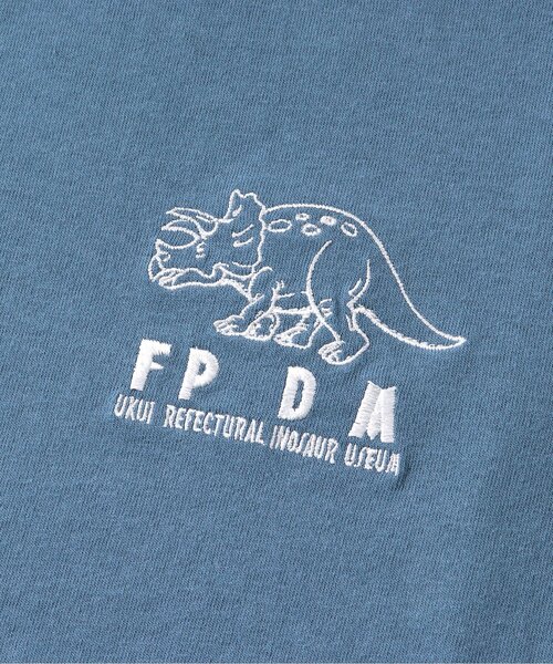 BREEZE(ブリーズ)の「福井県立恐竜博物館コラボ MAPイラストTシャツ(大人)(Tシャツ/カットソー・メンズ・ネイビー/オフホワイト・LARGE/MEDIUM/SMALL)」の9枚目の写真