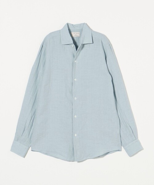UNITED ARROWS(ユナイテッドアローズ)の「LIBECO リネン オープンカラーシャツ(シャツ/ブラウス・メンズ・ホワイト/ライトブルー/ネイビー・S/M/L/XL)」の13枚目の写真