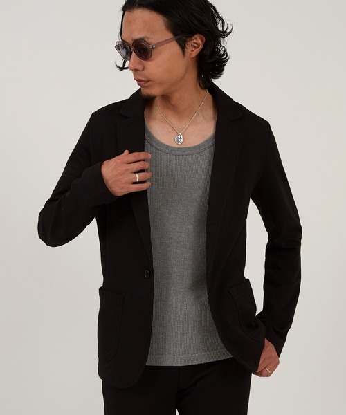 improves（インプローブス）の「TCダンボール テーラードJKT（テーラードジャケット・メンズ・ネイビー/グレイッシュベージュ/ブラック/グレー・LARGE/MEDIUM/X-LARGE）」の5枚目の写真