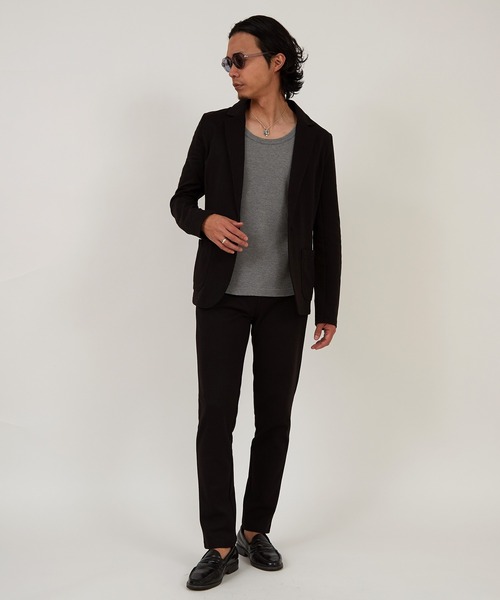 improves（インプローブス）の「TCダンボール テーラードJKT（テーラードジャケット・メンズ・ネイビー/グレイッシュベージュ/ブラック/グレー・LARGE/MEDIUM/X-LARGE）」の9枚目の写真