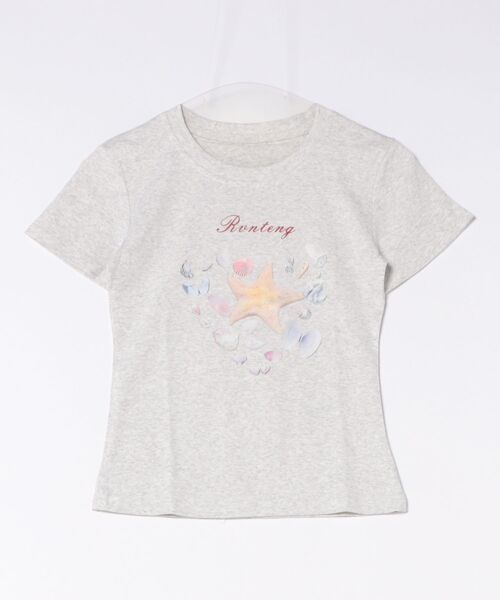 セール】26ss新色追加/イチゴ柄プリントTシャツ（Tシャツ/カットソー