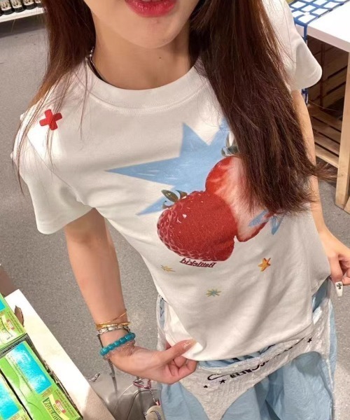 限界値下げ早い者勝ち！ELLE TERESAYUKAKO チビTシャツ cielkocka SPORTS】ドライTシャツ