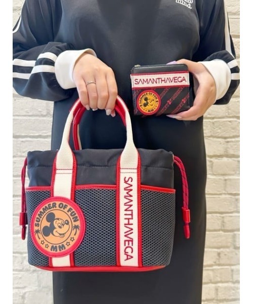 SAMANTHAVEGA(サマンサベガ)の「「ミッキーマウス&フレンズ」ロゴテープハンドバッグ(ミッキーマウス)(ハンドバッグ・レディース・ブラック・FREE)」の8枚目の写真