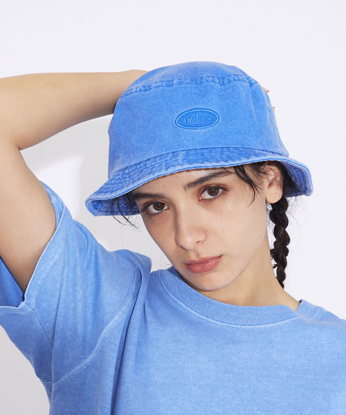 Dickies（ディッキーズ）の「【DICKIES/ディッキーズ】EX PIGMENT CALIF WAPPEN BUCKET HAT 80973000/バケットハット/ピグメント/ユニセックス【WEB限定】（ハット・メンズ・ブルー/アイボリー/ブラック/グリーン/ブラウン・フリー）」の12枚目の写真