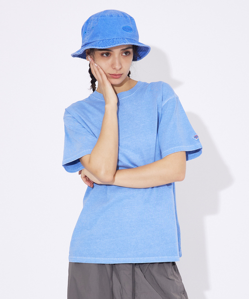 Dickies（ディッキーズ）の「【DICKIES/ディッキーズ】EX PIGMENT CALIF WAPPEN BUCKET HAT 80973000/バケットハット/ピグメント/ユニセックス【WEB限定】（ハット・メンズ・ブルー/アイボリー/ブラック/グリーン/ブラウン・フリー）」の13枚目の写真