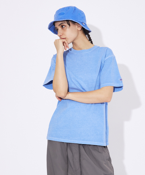 Dickies（ディッキーズ）の「【DICKIES/ディッキーズ】EX PIGMENT CALIF WAPPEN BUCKET HAT 80973000/バケットハット/ピグメント/ユニセックス【WEB限定】（ハット・メンズ・ブルー/アイボリー/ブラック/グリーン/ブラウン・フリー）」の14枚目の写真