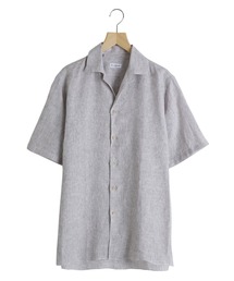 Errico Formicola / エリコ フォルミコラ：CESARE M/C Open Collar S/S Shirts STRIPE：11-3474-33[MUS]