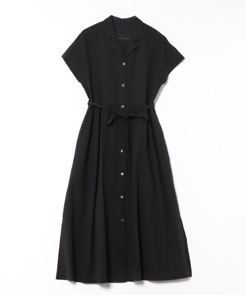 PREFERIR（プレフェリール）の「オープンシャツカラーワンピース/ 高見え/洗える/M.L（シャツワンピース・レディース・ブラック/ブルー・MEDIUM/LARGE）」の21枚目の写真