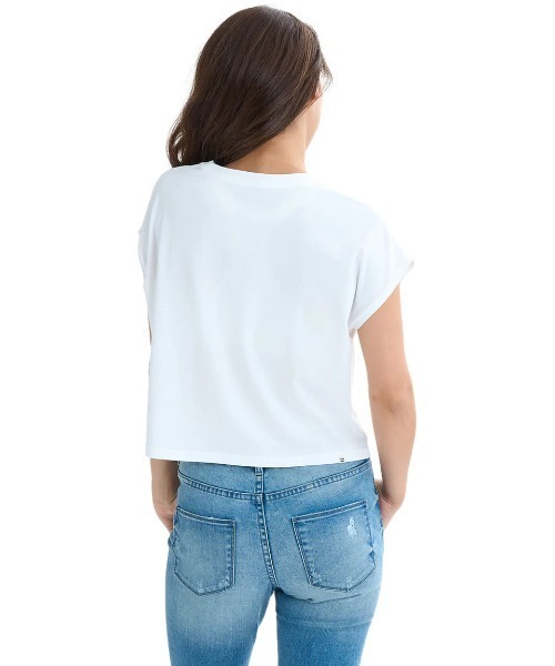 BILLABONG(ビラボン)の「BILLABONG レディース GRAPHIC FRENCH TEE Tシャツ 【2025年夏モデル】/ビラボンフレンチ半袖Tシャツ(Tシャツ/カットソー・レディース・ブルー/ホワイト/レッド・MEDIUM)」の14枚目の写真