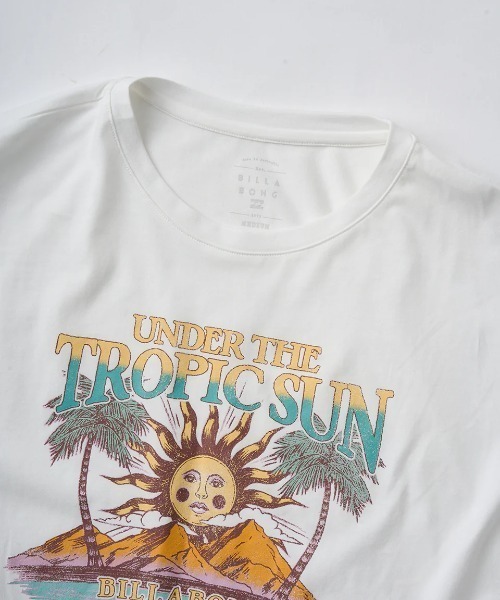 BILLABONG(ビラボン)の「BILLABONG レディース GRAPHIC FRENCH TEE Tシャツ 【2025年夏モデル】/ビラボンフレンチ半袖Tシャツ(Tシャツ/カットソー・レディース・ブルー/ホワイト/レッド・MEDIUM)」の11枚目の写真