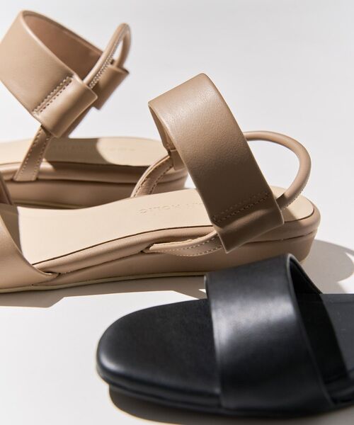 AMERICAN HOLIC（アメリカンホリック）の「ダブルバンドウェッジサンダル（サンダル・レディース・ベージュ/ブラック・M/L/S）」の17枚目の写真
