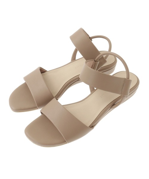 AMERICAN HOLIC（アメリカンホリック）の「ダブルバンドウェッジサンダル（サンダル・レディース・ベージュ/ブラック・M/L/S）」の8枚目の写真