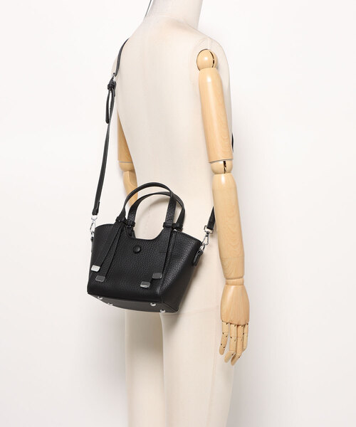 MAISON BREEZE(メゾンブリーズ)の「【MAISON BREEZE】PUレザーミニショルダーバッグ KNF-TP(ショルダーバッグ・レディース・アイボリー/ブラック/ブラウン・FREE)」の14枚目の写真