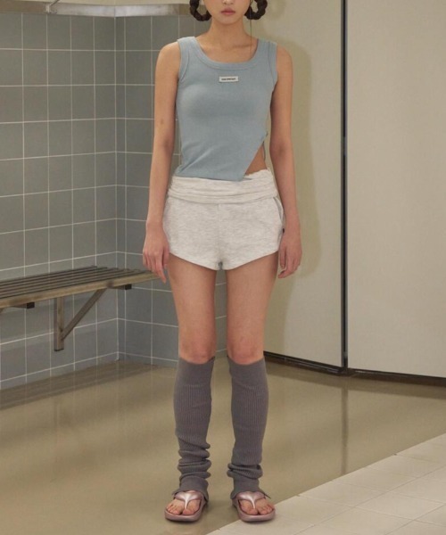 タンクトップ ノースリーブ 「ODDONEOUT」SIDE BUCKLE SLIT TOP レディース セール】【ODDONEOUT】SIDE BUCKLE SLIT TOP（タンクトップ