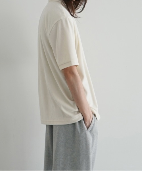 FRED PERRY（フレッドペリー）の「FRED PERRY Open collar towelling polo（ポロシャツ・メンズ・ホワイト系その他・LARGE/MEDIUM）」の4枚目の写真