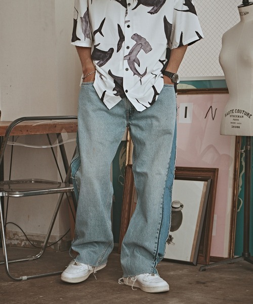 ALL RUNS(オールランズ)の「SIDE LINE DENIM PANTS デニムパンツ メンズ 秋物 秋服 2026年秋冬(デニムパンツ・メンズ・その他1/その他2/その他3・FREE)」の1枚目の写真