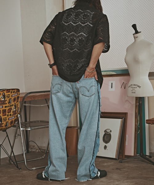 ALL RUNS(オールランズ)の「SIDE LINE DENIM PANTS デニムパンツ メンズ 秋物 秋服 2026年秋冬(デニムパンツ・メンズ・その他1/その他2/その他3・FREE)」の17枚目の写真