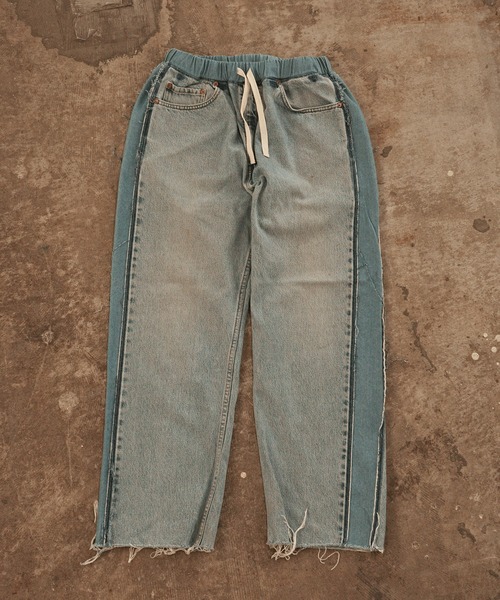 ALL RUNS(オールランズ)の「SIDE LINE DENIM PANTS デニムパンツ メンズ 秋物 秋服 2026年秋冬(デニムパンツ・メンズ・その他1/その他2/その他3・FREE)」の4枚目の写真
