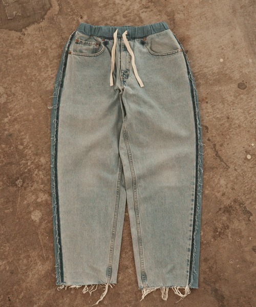 ALL RUNS(オールランズ)の「SIDE LINE DENIM PANTS デニムパンツ メンズ 秋物 秋服 2026年秋冬(デニムパンツ・メンズ・その他1/その他2/その他3・FREE)」の9枚目の写真