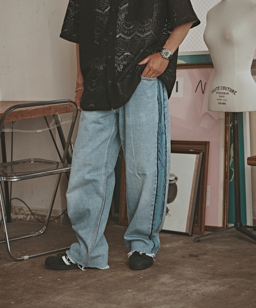ALL RUNS(オールランズ)の「SIDE LINE DENIM PANTS デニムパンツ メンズ 秋物 秋服 2026年秋冬(デニムパンツ・メンズ・その他1/その他2/その他3・FREE)」の15枚目の写真