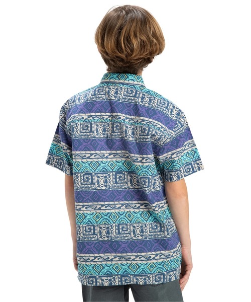Quiksilver(クイックシルバー)の「GLOBAL HEAT SS YOUTH/クイックシルバーキッズ半袖シャツ(シャツ/ブラウス・キッズ・ブルー・140/150/160)」の3枚目の写真