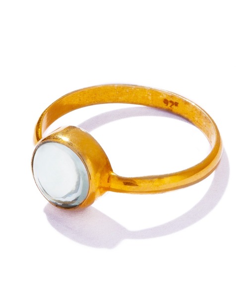 les bonbon(ルボンボン)の「【les bonbon】aura round ring/オーラ ラウンド リング(リング・レディース・グリーン/イエロー/パープル系・#9/#11/#13/#15)」の5枚目の写真
