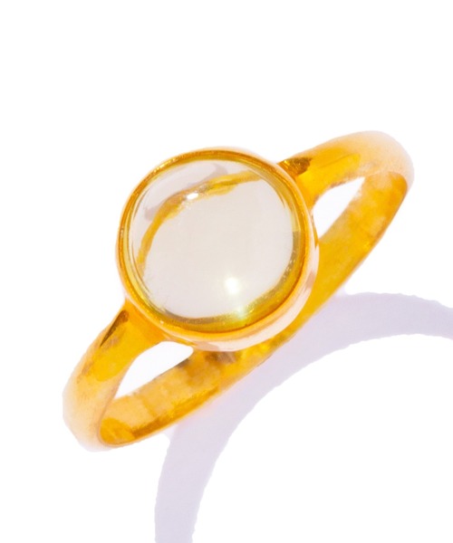 les bonbon(ルボンボン)の「【les bonbon】aura round ring/オーラ ラウンド リング(リング・レディース・グリーン/イエロー/パープル系・#9/#11/#13/#15)」の11枚目の写真