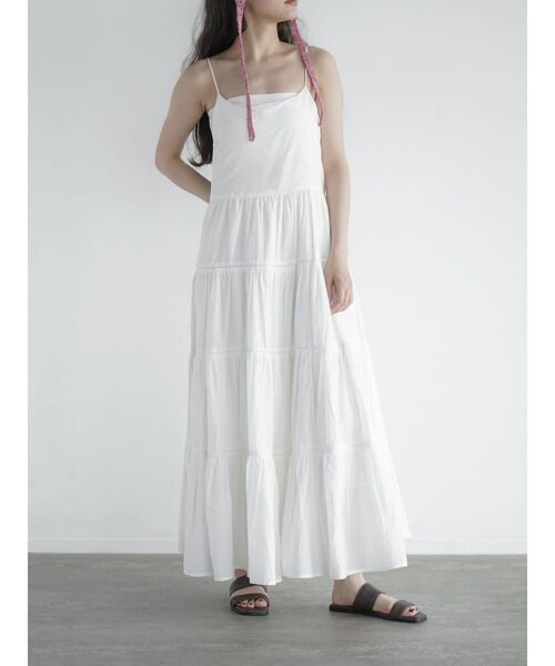 FIKA.(フィーカ)の「Tiered cami onepiece(ワンピース・レディース・オフホワイト・MEDIUM)」の15枚目の写真